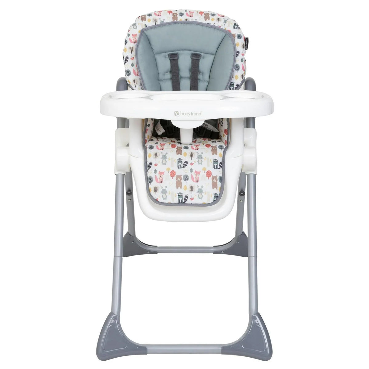 2026 NewBaby Trend Sit Right 3-In-1 High Chair. Forest Party