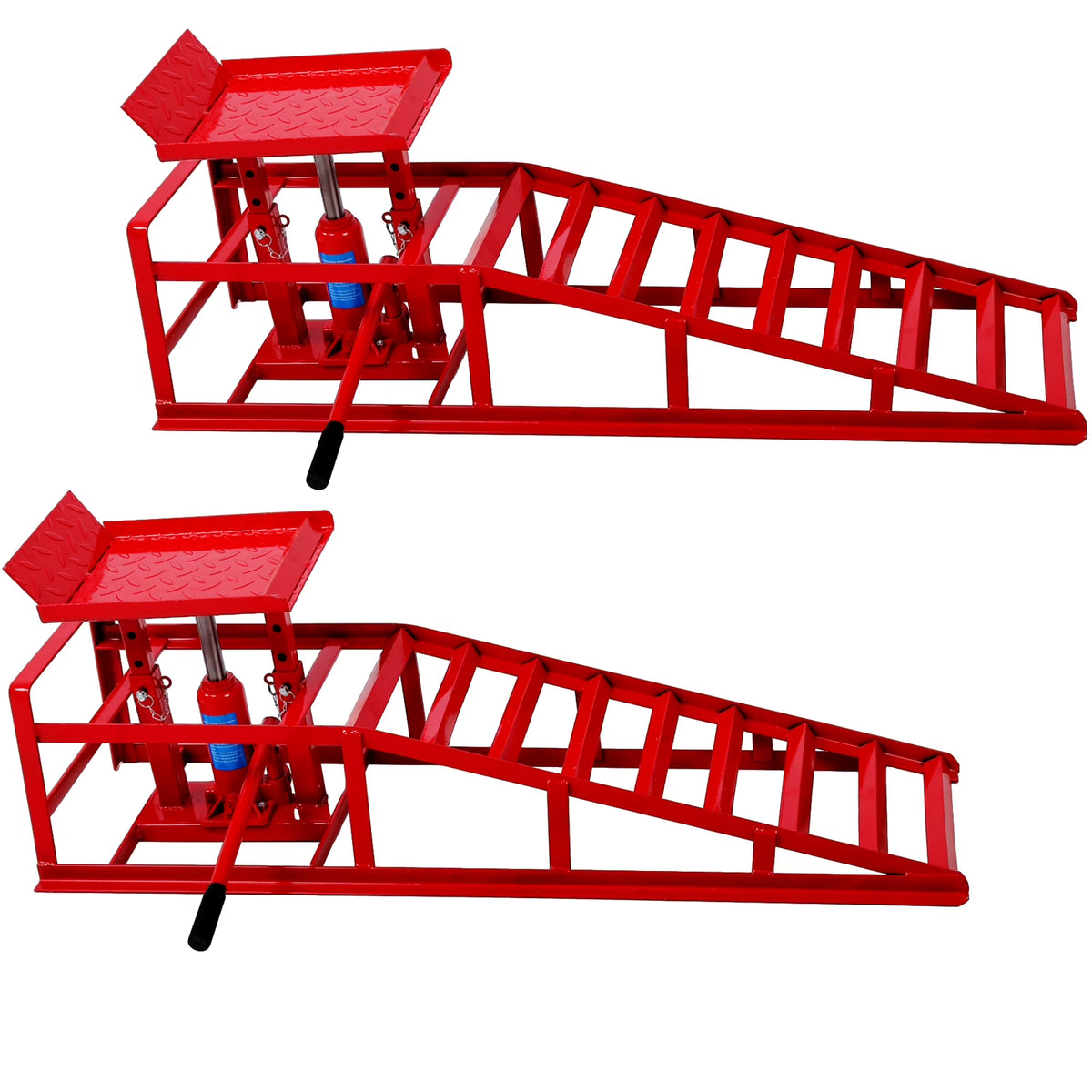 2026 NewRiedhoff Hydraulic Car Ramps 2 Pack, 11000 LBS Max, Lift Height 9.48" to 16.21", Heavy Duty, Black