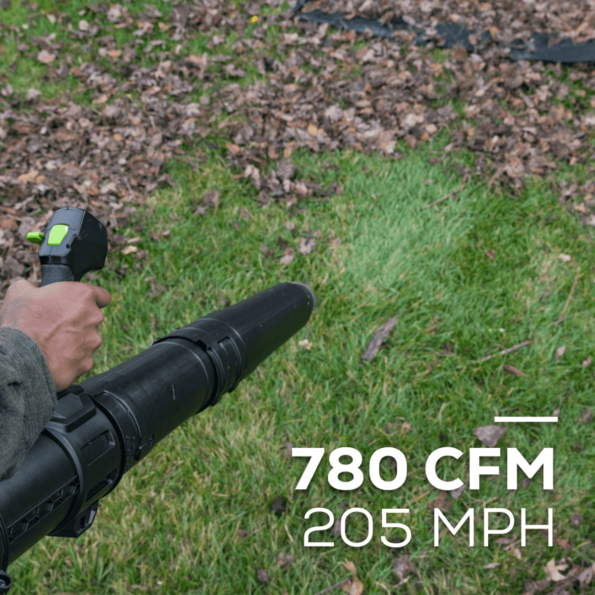 Greenworks 80V 780 CFM - 205 MPH Brushless Backpack Blower, 4.0Ah Battery and Charger Included, Lightweight & Quiet for Yard Patio Driveways Autumn Debris Leaves Dust Light Snow Cleanup