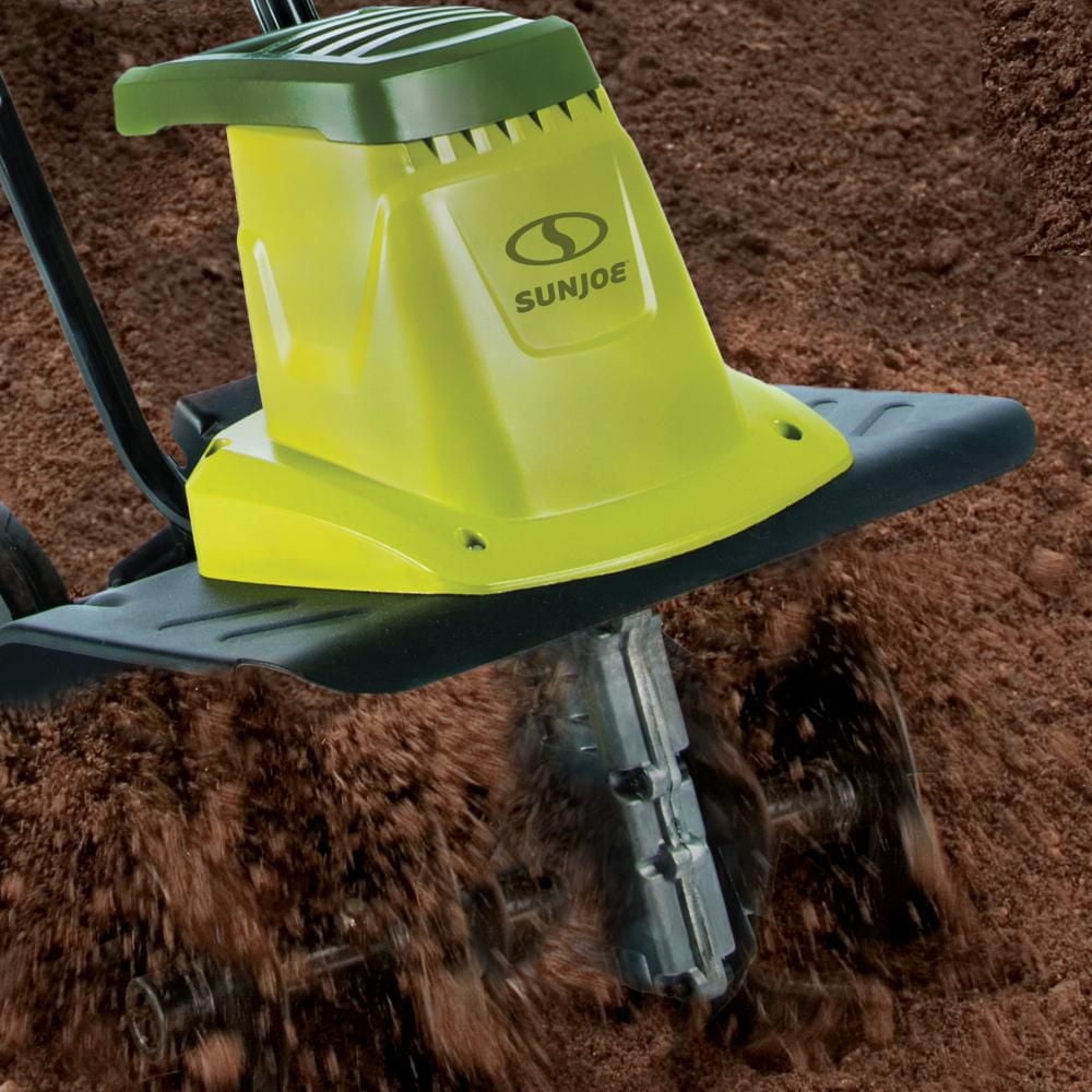 Sun Joe TJ602E Electric Garden Tiller/Cultivator, 12-Inch, 8 Amp