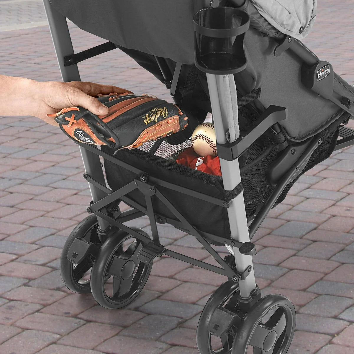 2026 NewChicco Liteway Lightweight Stroller - Moon Grey (Grey/Black)