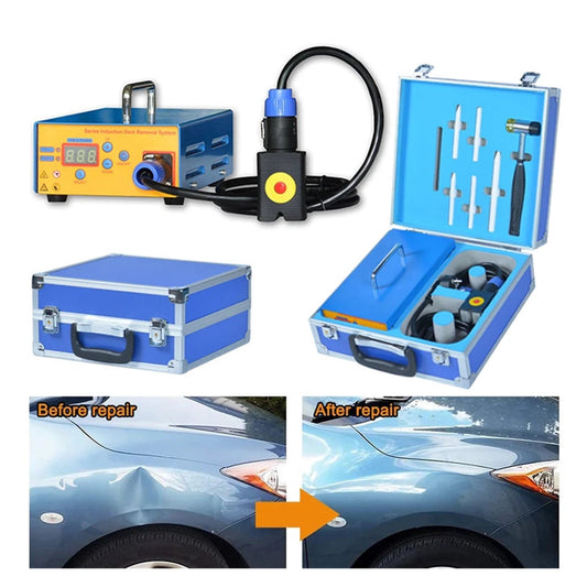 Auto Body Paintless Dent Repairs Machine Portable Removal Induction Heating Equipment Car Metal Plate Dents Restore Pulling Tool ,30S Fast Heating