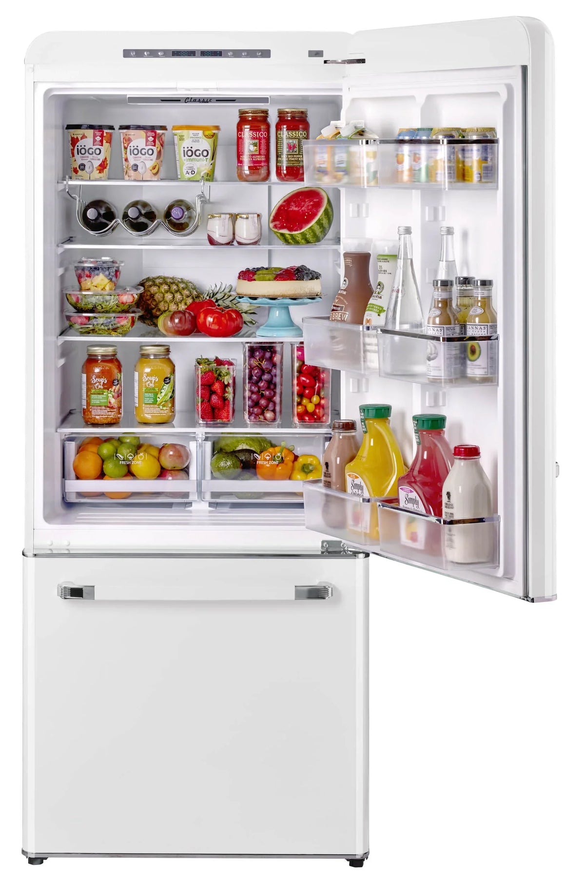 2026 NewUnique Appliances Ugp-510L Ac Classic Retro 30" Wide 17.7 Cu. Ft. Energy Star Certified