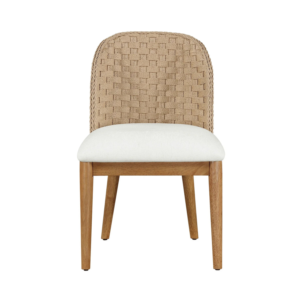 2026 NewMy Texas House Saylor Farmhouse Dining Chair Set, Natural Wood, Set of 2