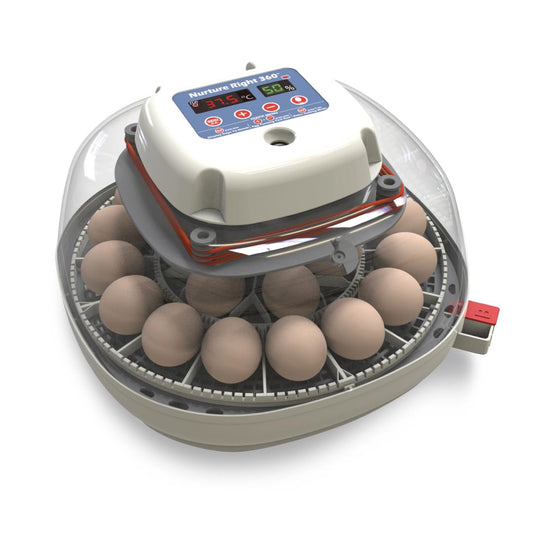Harris Farms Nurture Right Egg Incubator for Hatching Chicks - Holds 22 Eggs