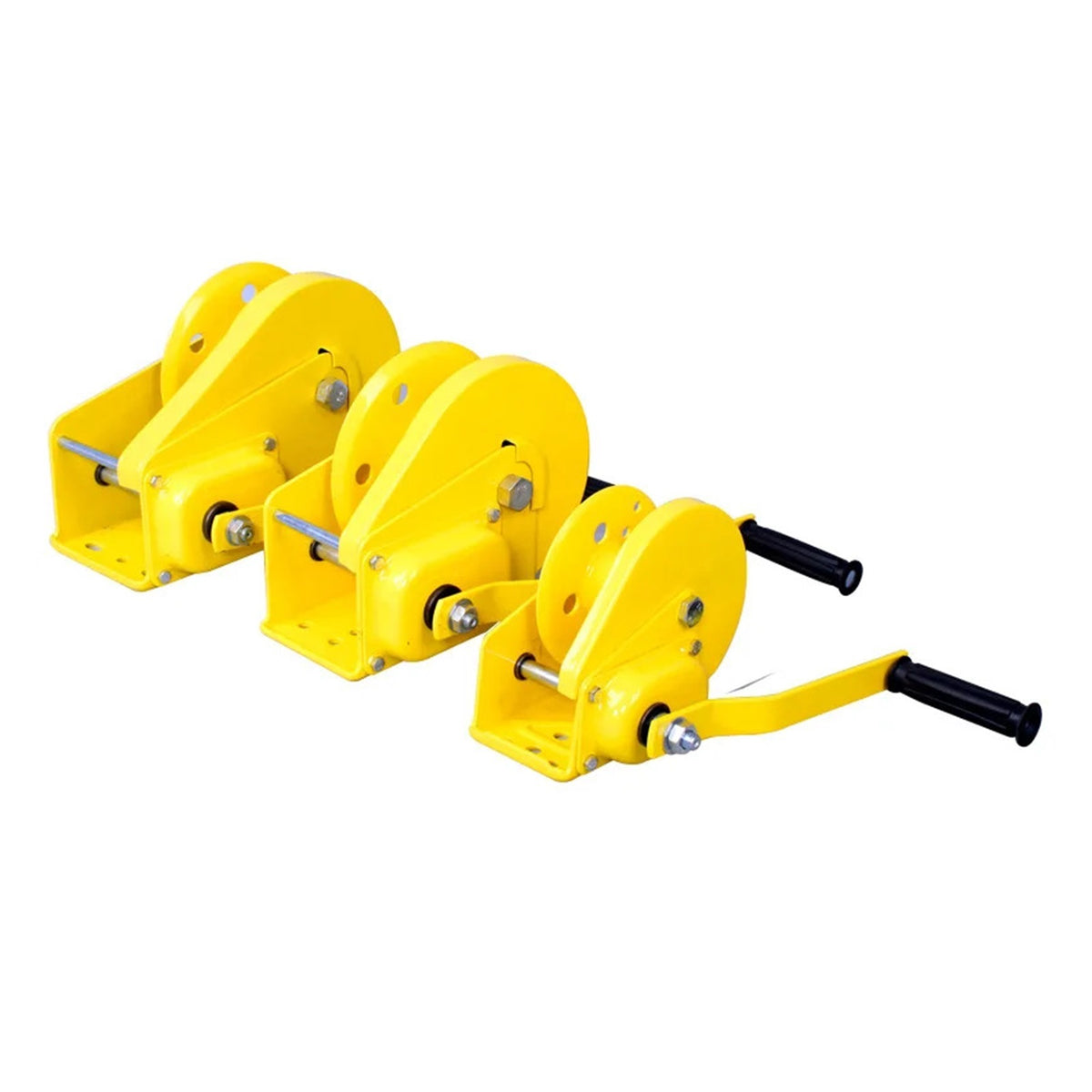 1800 Pounds 20m Wirerope Hand Operated Winch, Small Portable Winch Manual Traction Hoist Winch Crane Bidirectional Self-locking ,Excellent Towing Capacity
