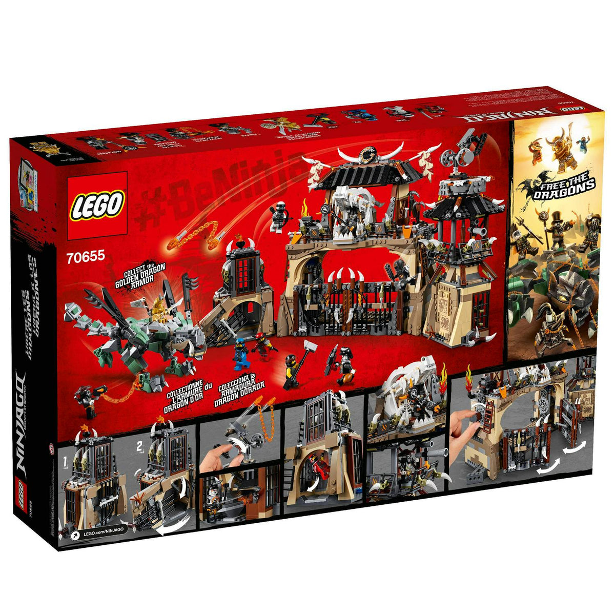 2026 NewLEGO Ninjago Dragon Pit 70655 Ninja Dragon Building Toy