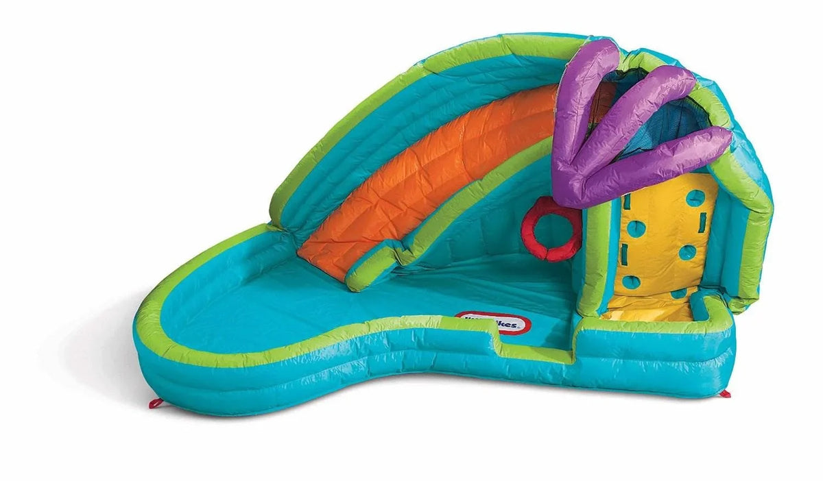 2026 NewLittle Tikes Slam 'n Curve Slide Infaltable Outdoors Kiddie Pool | 632914C