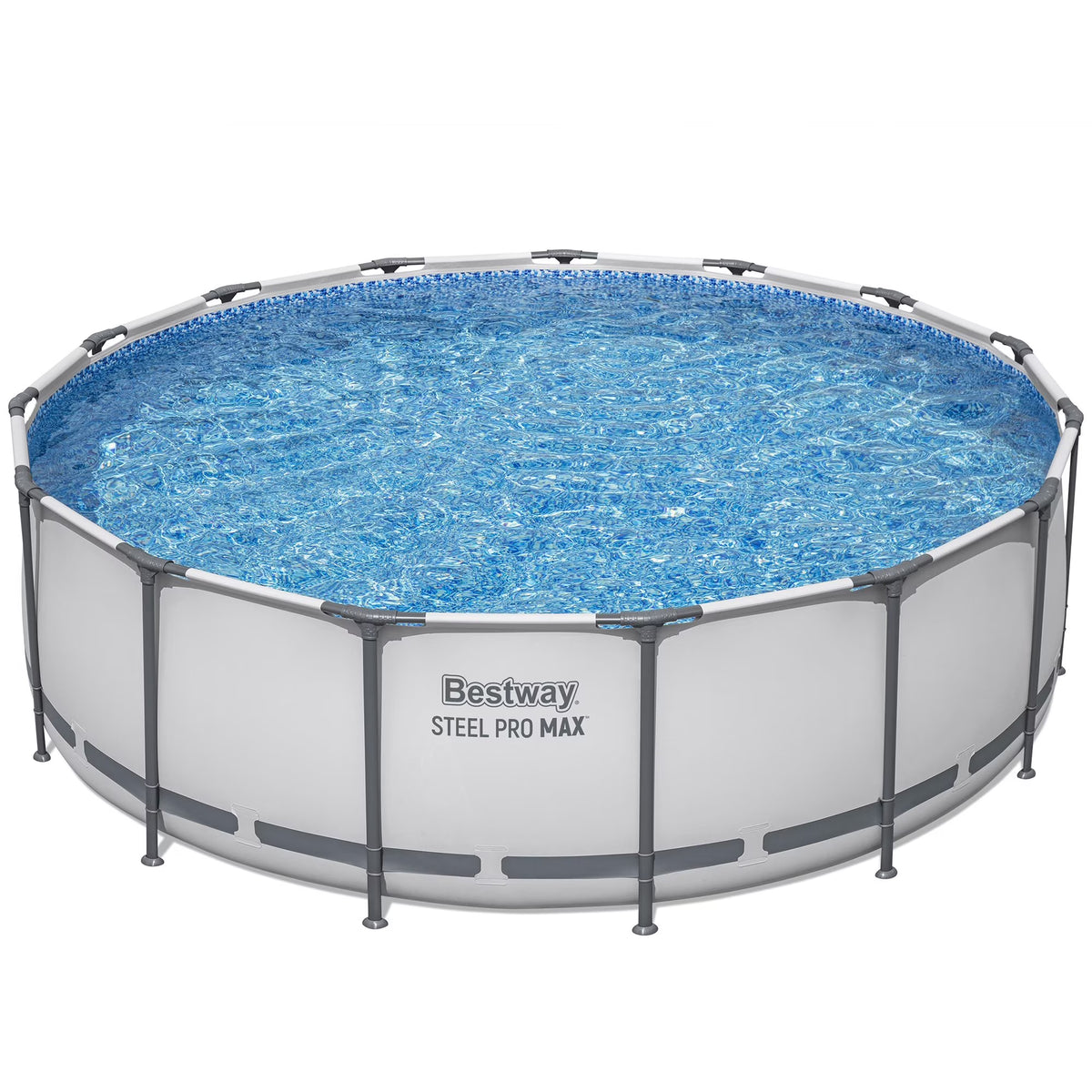 2026 NewBestway: Steel Pro MAX 15' X 48" Above Ground Pool Set - 4231 Gallon, Outdoor Family Pool, Corrosion & Puncture Resistant, Includes Filter, Pump, Ladder & Cover