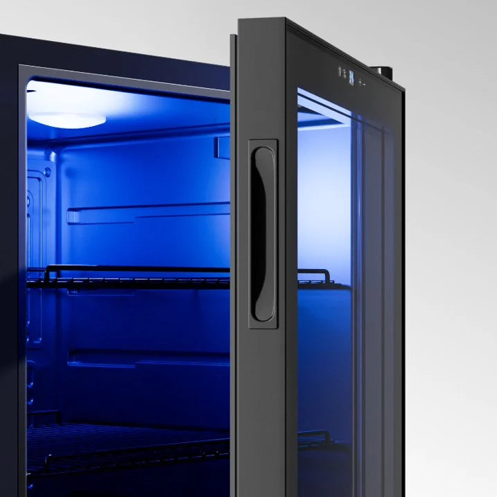 2026 NewYeego Beverage Refrigerator Cooler, Freestanding Beverage Fridge with Glass Door,95 Cans