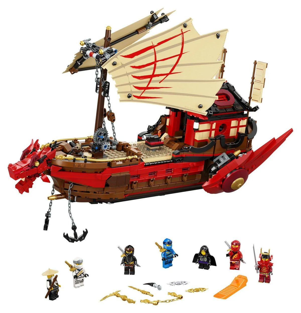 2026 NewLEGO NINJAGO Legacy Destiny's Bounty 71705 Ninja Building Toy Ages 9+ (1.781 Pieces)