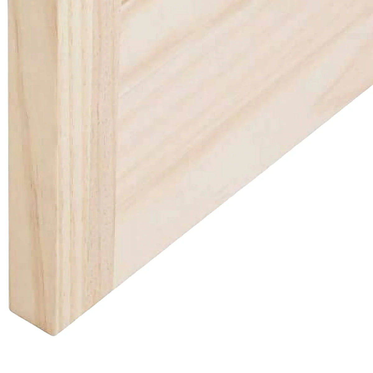 2026 NewLTL Home Products Pinecroft Tuscany Decorative Glass/Raised Panel Interior Bifold Solid Pine Wood Door, 24" x 80", Unfinished Pine 24x80 Inch