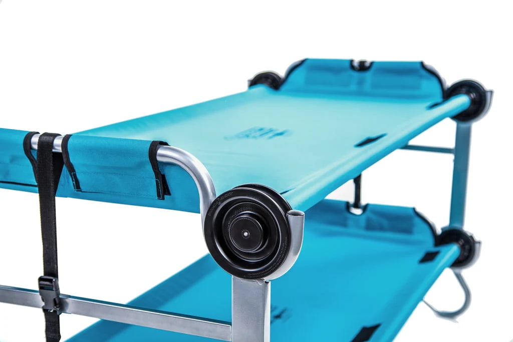 Kid-O-Bunk by Disc-O-Bed Portable Cot System; Teal