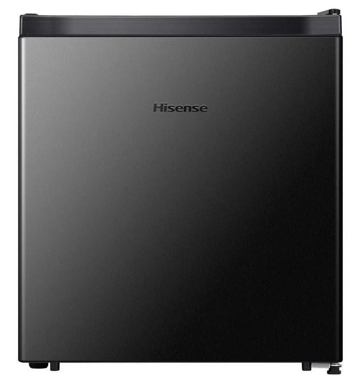 2026 NewHisense 1.6 Cu ft Single Door Mini Fridge, Black, Energy Star, 1 Year Warranty, WMS017M6XBE New