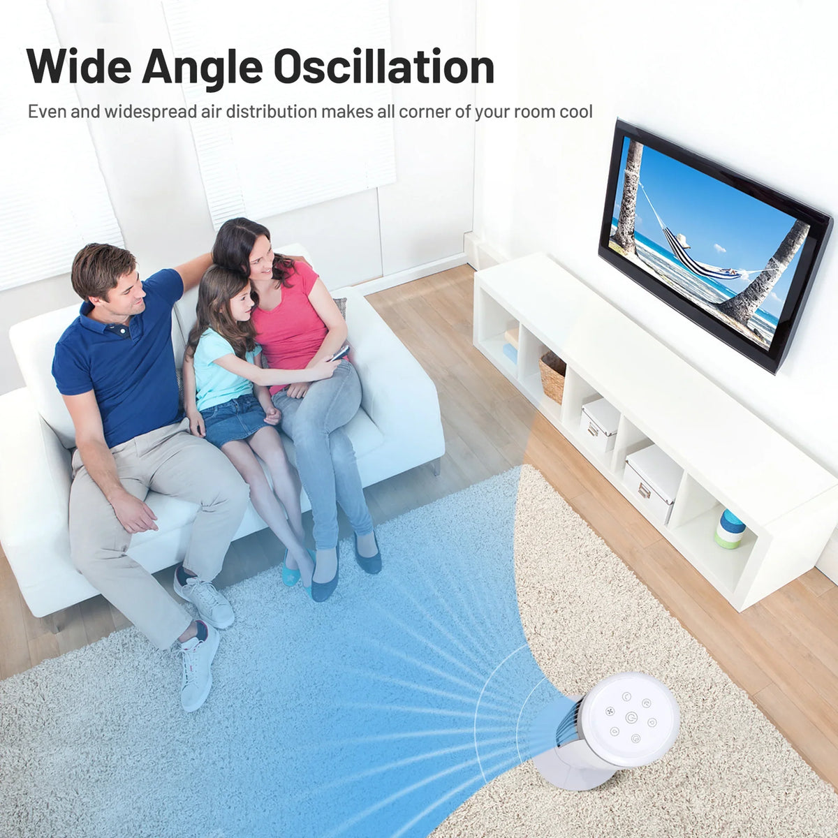 2026 NewGymax 41'' Tower Fan 3 in 1 Evaporative Air Cooler Humidifier w/ Remote Control