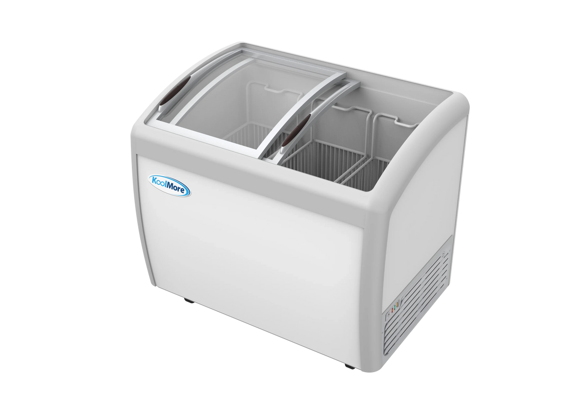2026 NewKoolMore 40 in. Display Ice Cream Freezer - 9 Cu. ft.