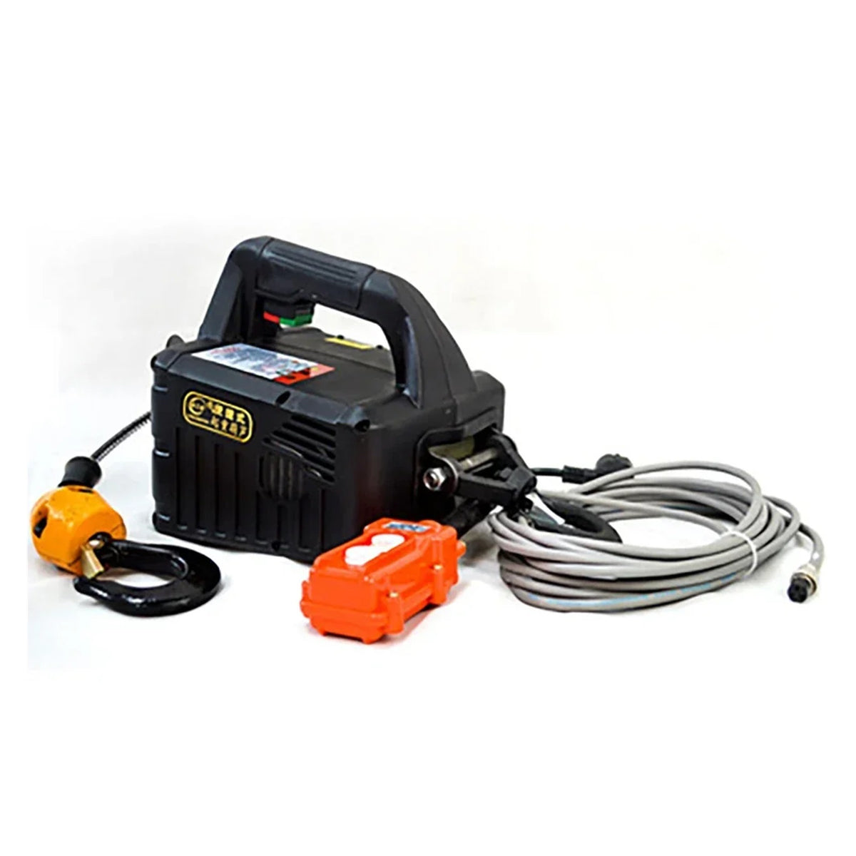 500KG Electric Hoist Portable Electric Hand Winch Traction Block Electric Steel Wire Rope Lifting Hoist Towing Rope