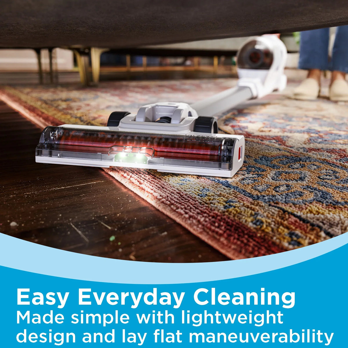 2026 NewBLACK+DECKER POWERSERIES+ 20V MAX Cordless Stick Vacuum, with Anti-Tangle Brush Bar, Convertible to Handheld, 44 Minute Run-Time, BHFEA520J