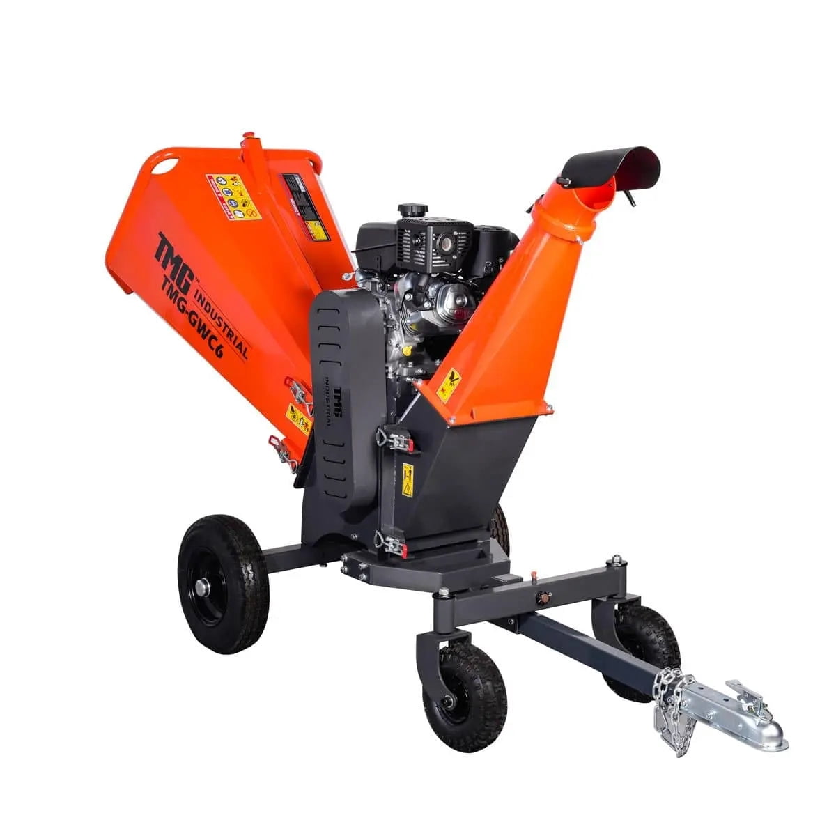 TMG Heavy Series™ 6" Wood Chipper Powered by Kohler 14 HP Command Engine, ATV Tow-Behind, 12'' Reversible Blade, Dual Belt Drive, TMG-GWC6