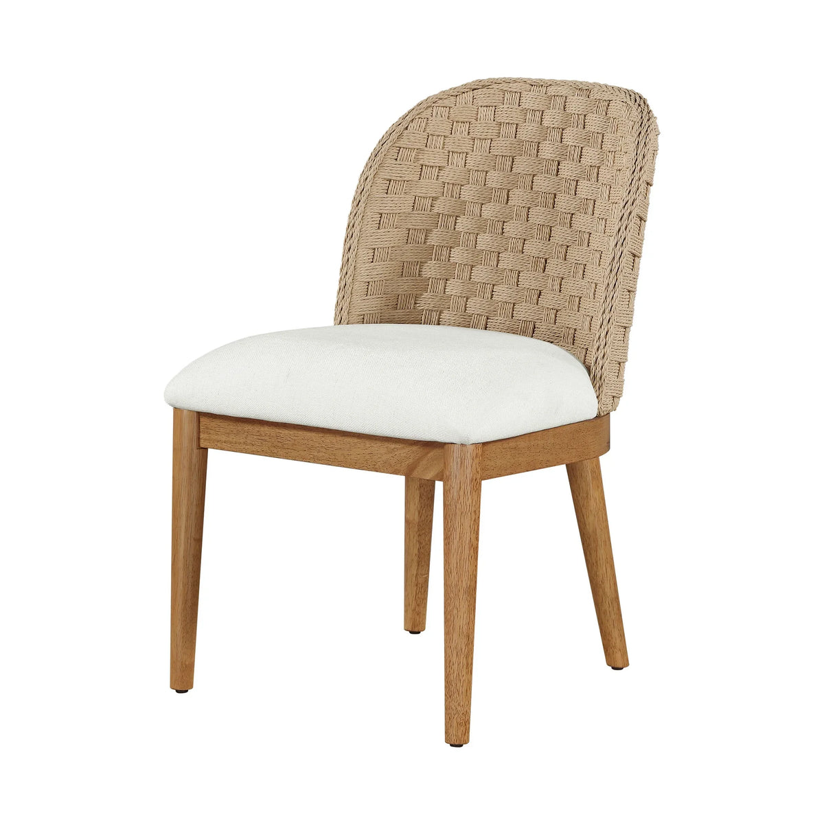 2026 NewMy Texas House Saylor Farmhouse Dining Chair Set, Natural Wood, Set of 2