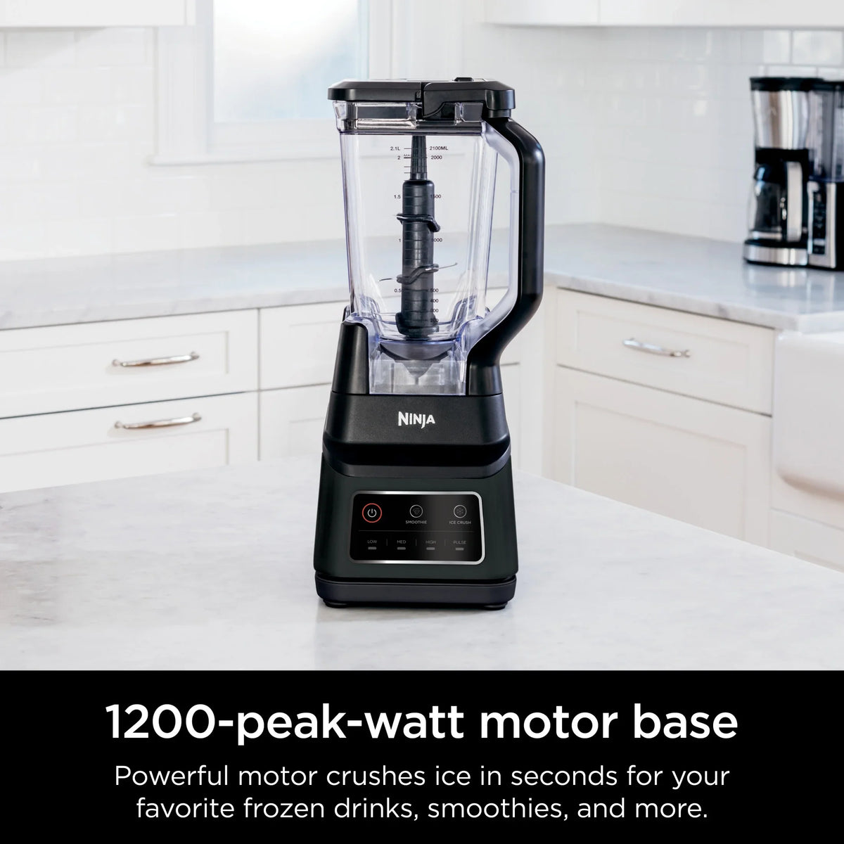 2026 NewNinja Professional Plus Blender, 2 Auto-IQ Programs for Smoothies, Frozen Drinks, 1200 W, 72 oz* Total Crushing Pitcher, Black, BN700