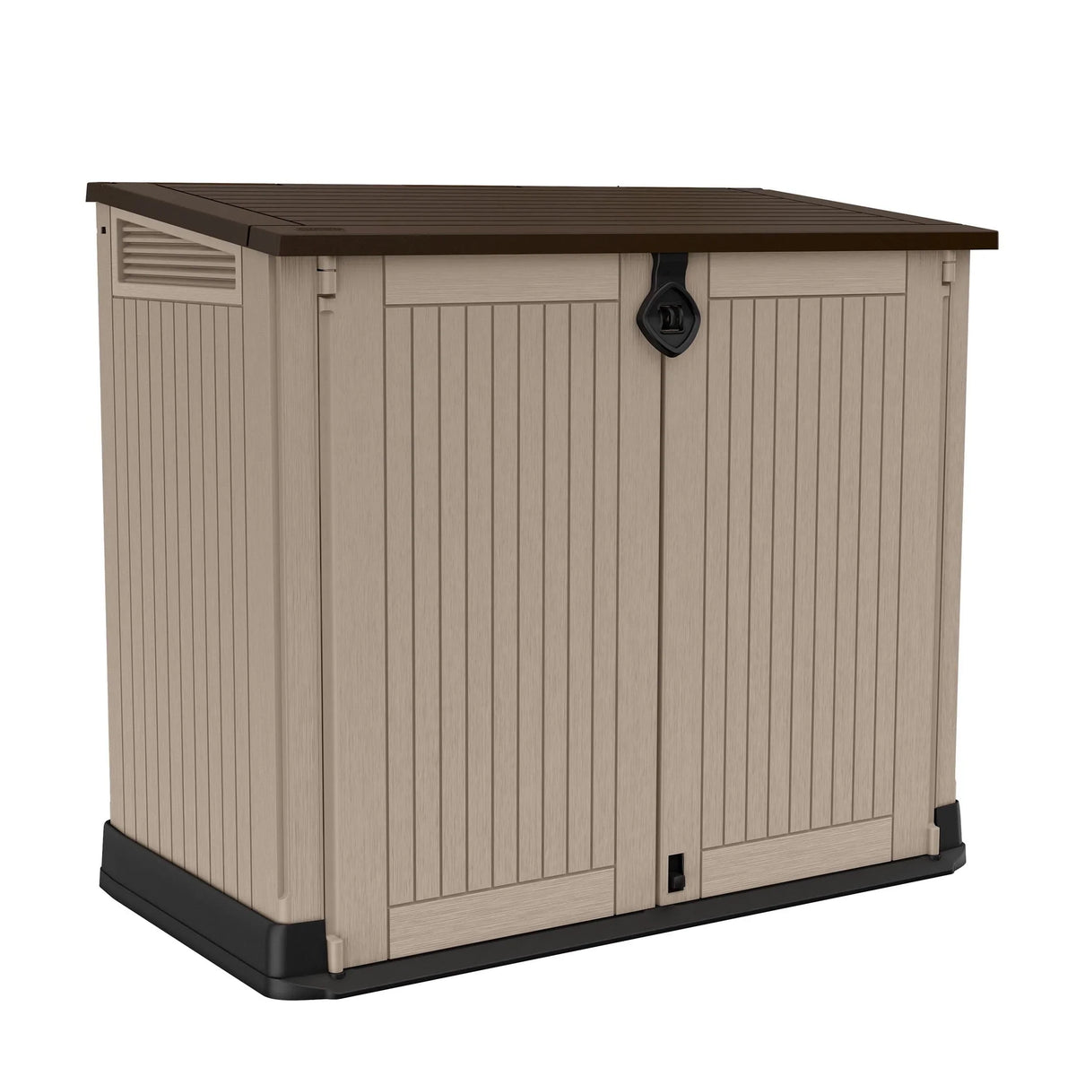 2026 NewKeter Store-It-Out Midi 30-Cu Ft All-Weather Resin Storage Shed, Beige