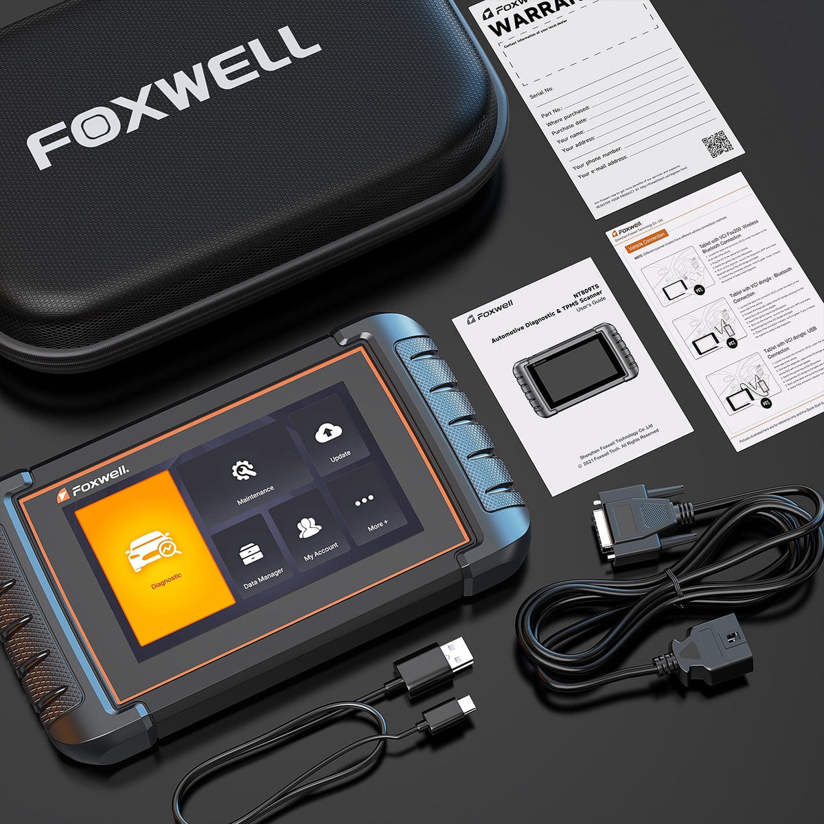 Foxwell NT809+BM310 Full-System Automotive Diagnostic Tool