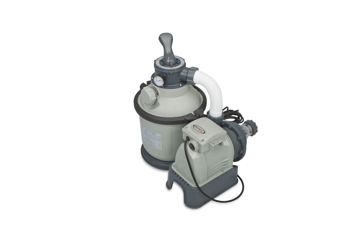 2026 NewIntex 1200 GPH Krystal Clear Above Ground Pool Sand Filter Pump Set | 28643EG