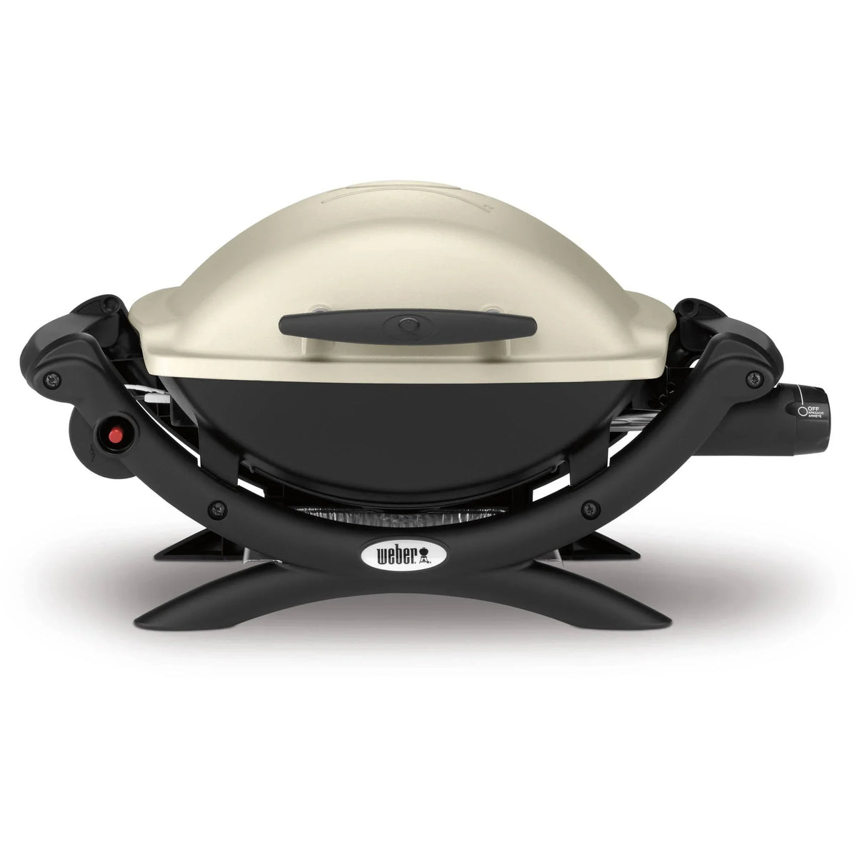 2026 NewWeber Q 1000 1-Burner Portable Gas Grill, Titanium