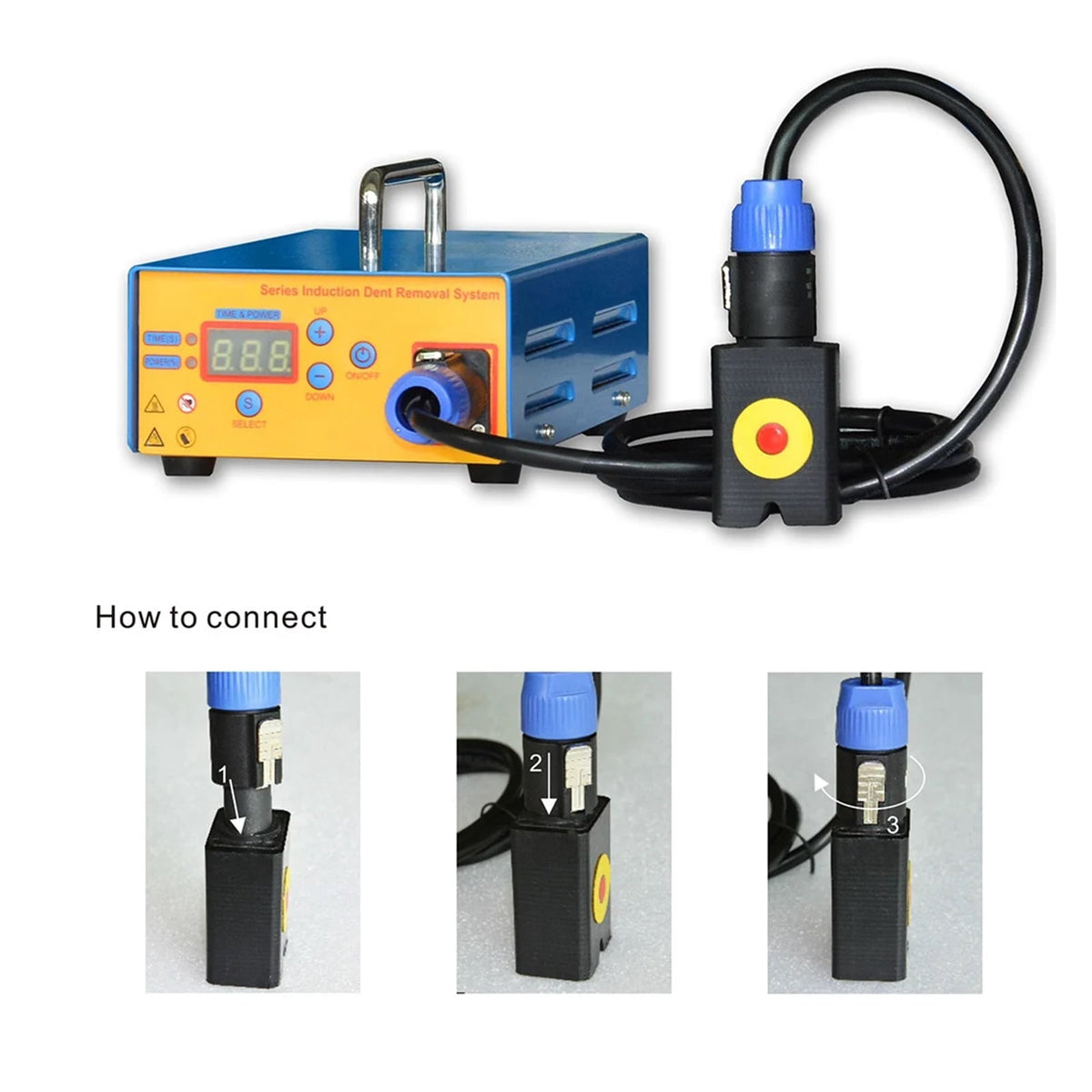 Auto Body Paintless Dent Repairs Machine Portable Removal Induction Heating Equipment Car Metal Plate Dents Restore Pulling Tool ,30S Fast Heating