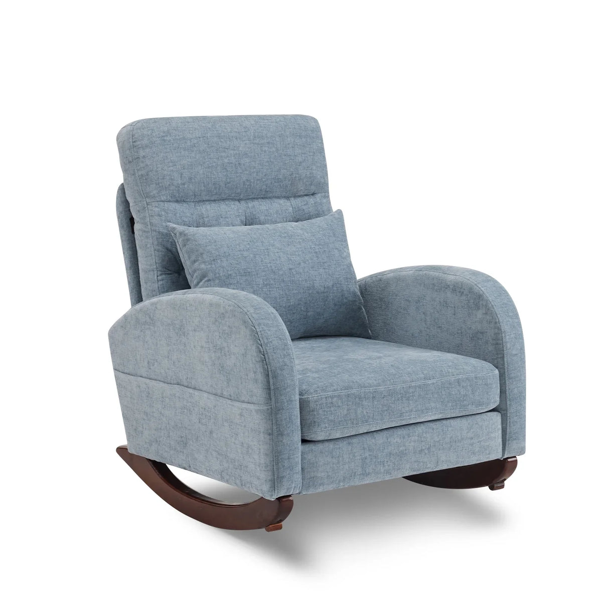 2026 NewKtaxon Rocking Accent Chair Glider Reading Chair Comfy Teddy Velvet Upholstered Single Sofa Rocker for Living Room, Nursery, Bedroom Beige