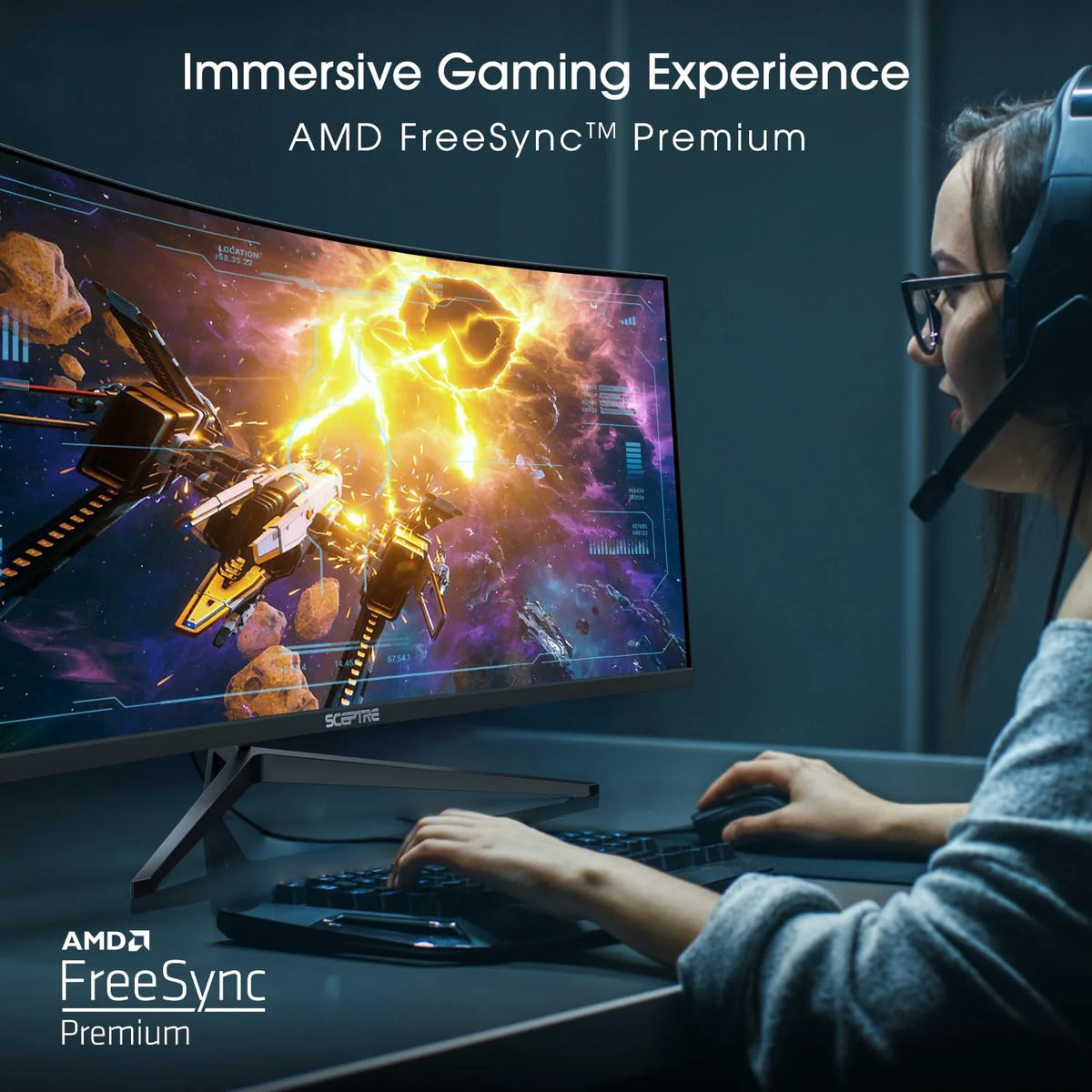 Sceptre 34 Inch 165Hz Curved Ultrawide WQHD Monitor  sgtnighsdesigns