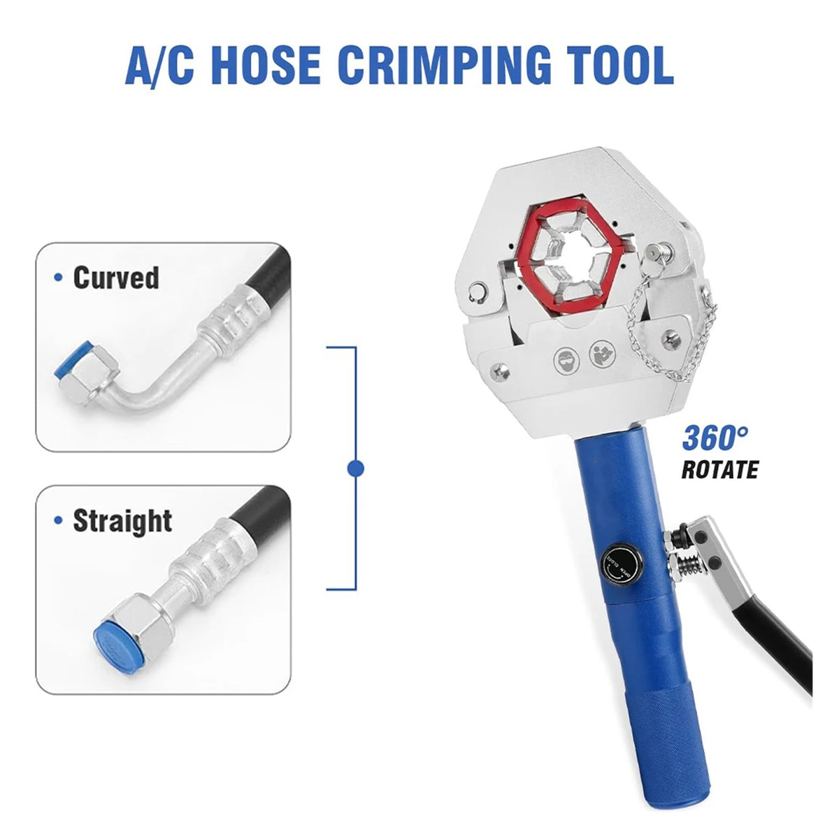 Hydraulic Hose Crimper AC Crimping Tool Machine 71500 Handheld Hydraulic Hose Crimping Tool ,Durable Material