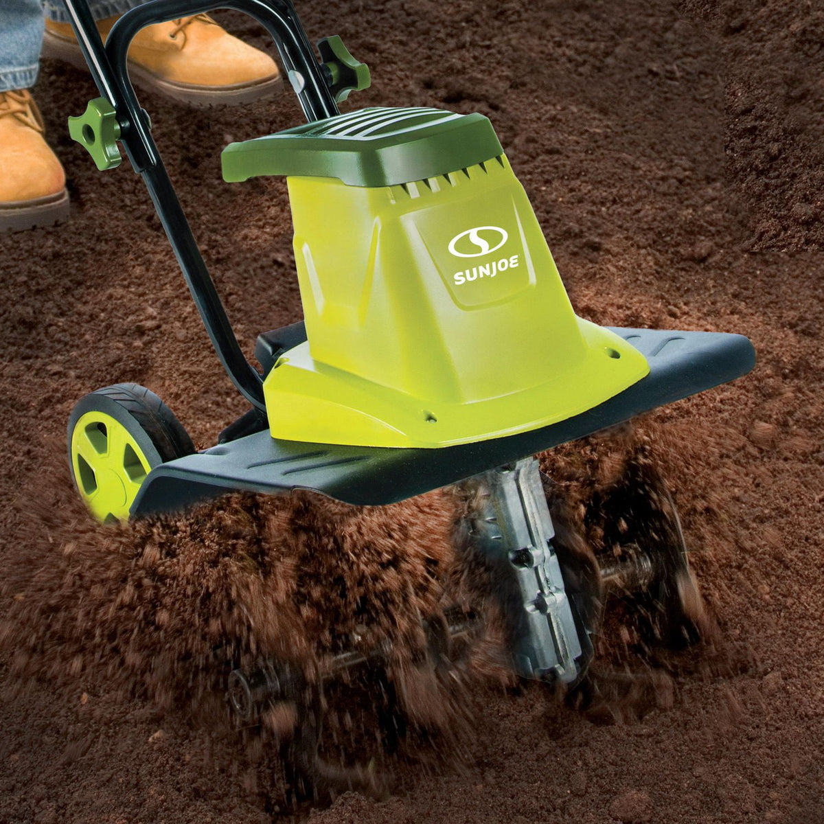 Sun Joe TJ602E Electric Garden Tiller/Cultivator, 12-Inch, 8 Amp