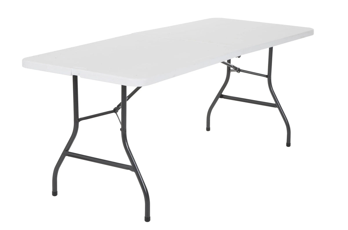 2026 NewCosco 6 Foot Folding Table In White Speckle