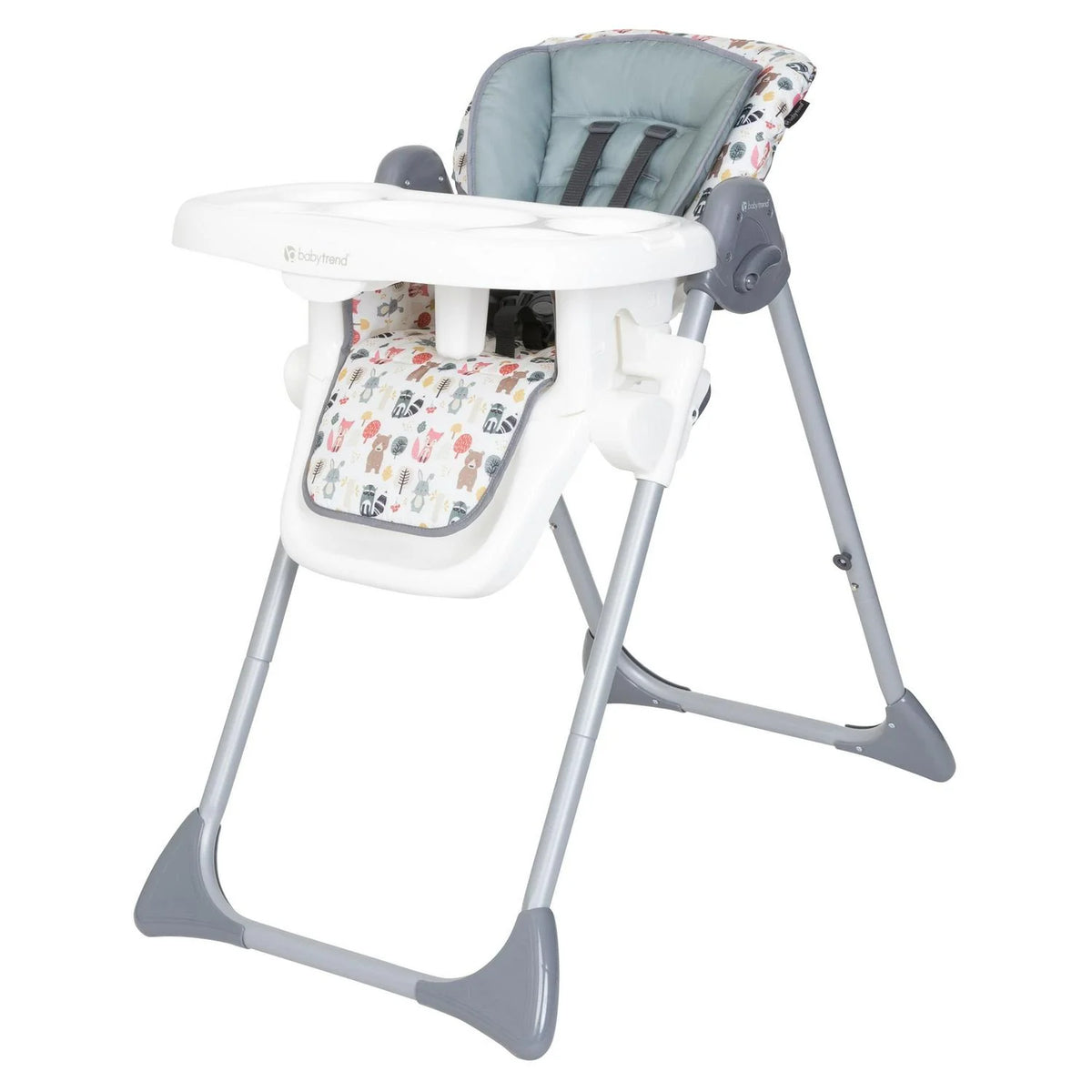 2026 NewBaby Trend Sit Right 3-In-1 High Chair. Forest Party