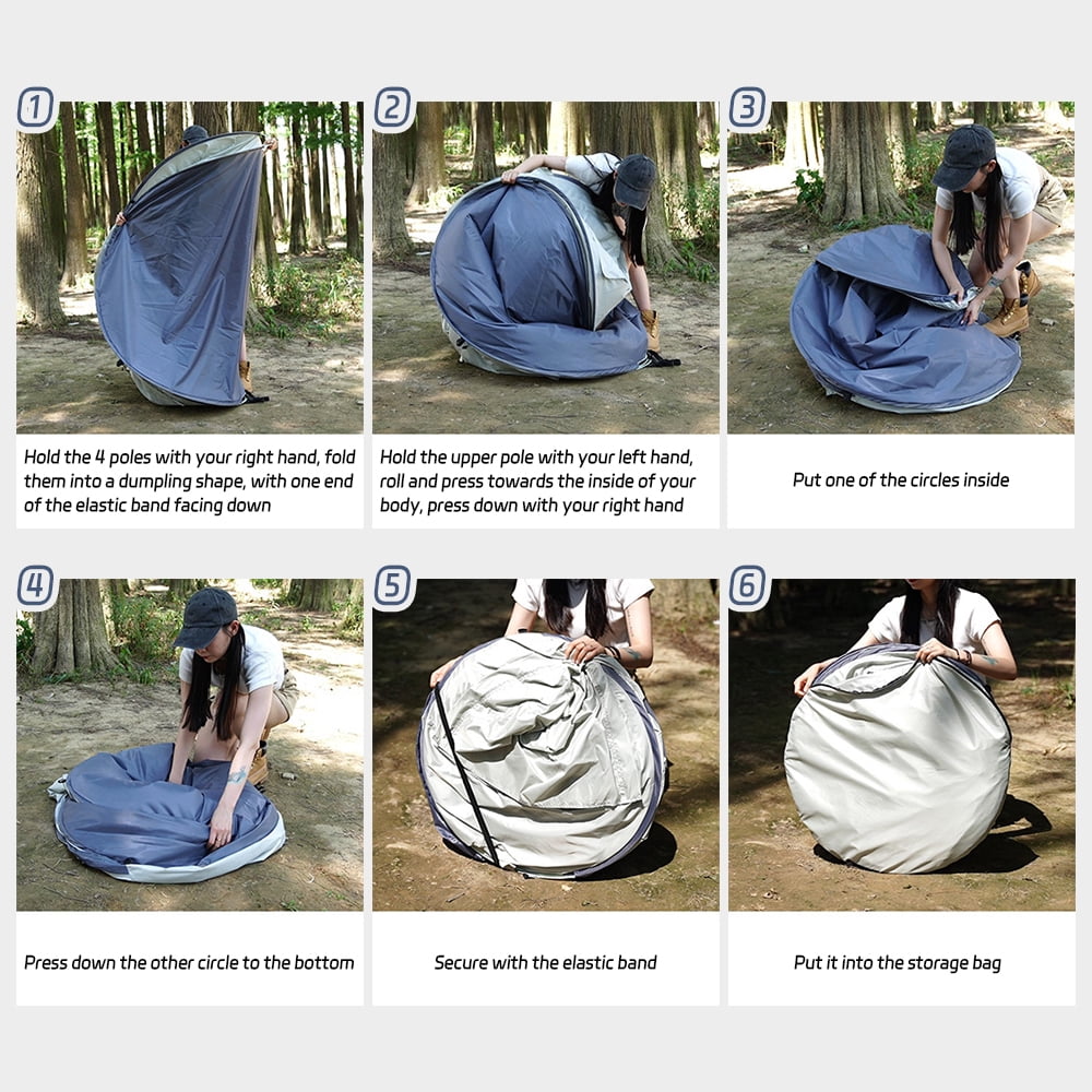 Outdoor Pop Up Camping Tent Automatic Instant Portable Tent 2
