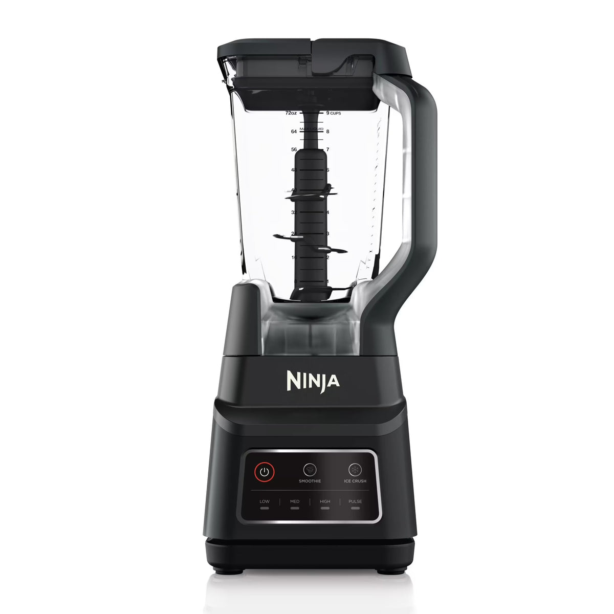 2026 NewNinja Professional Plus Blender, 2 Auto-IQ Programs for Smoothies, Frozen Drinks, 1200 W, 72 oz* Total Crushing Pitcher, Black, BN700