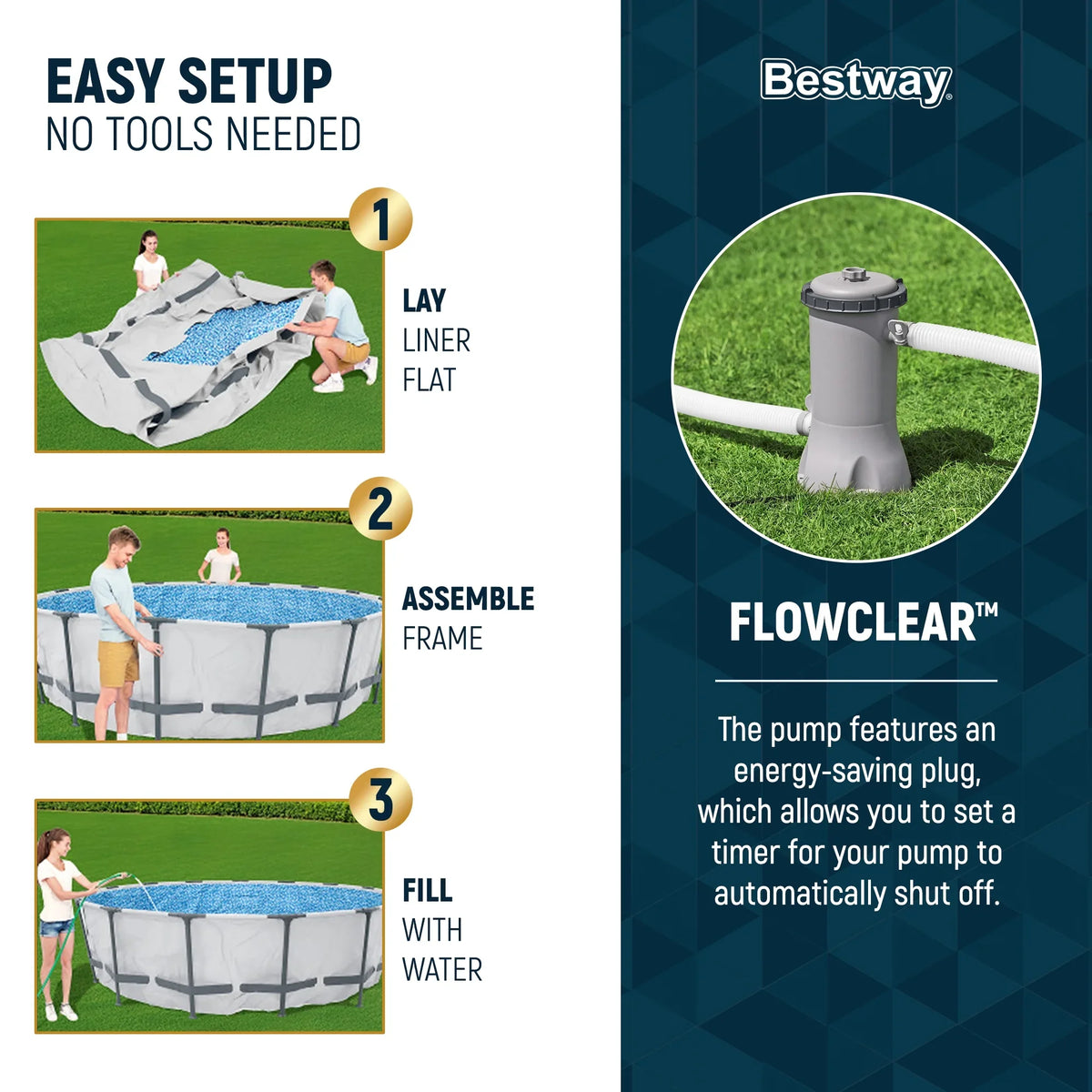 2026 NewBestway Steel Pro MAX 10' x 30" Above Ground Pool Set Round