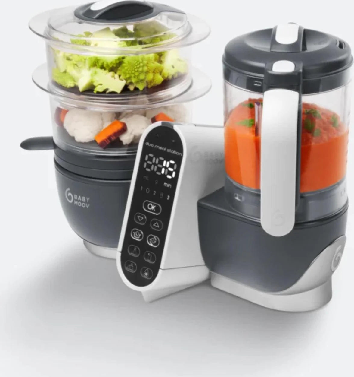 2026 NewBabymoov Duo Meal Station 6-in-1 multi-purpose baby food processor