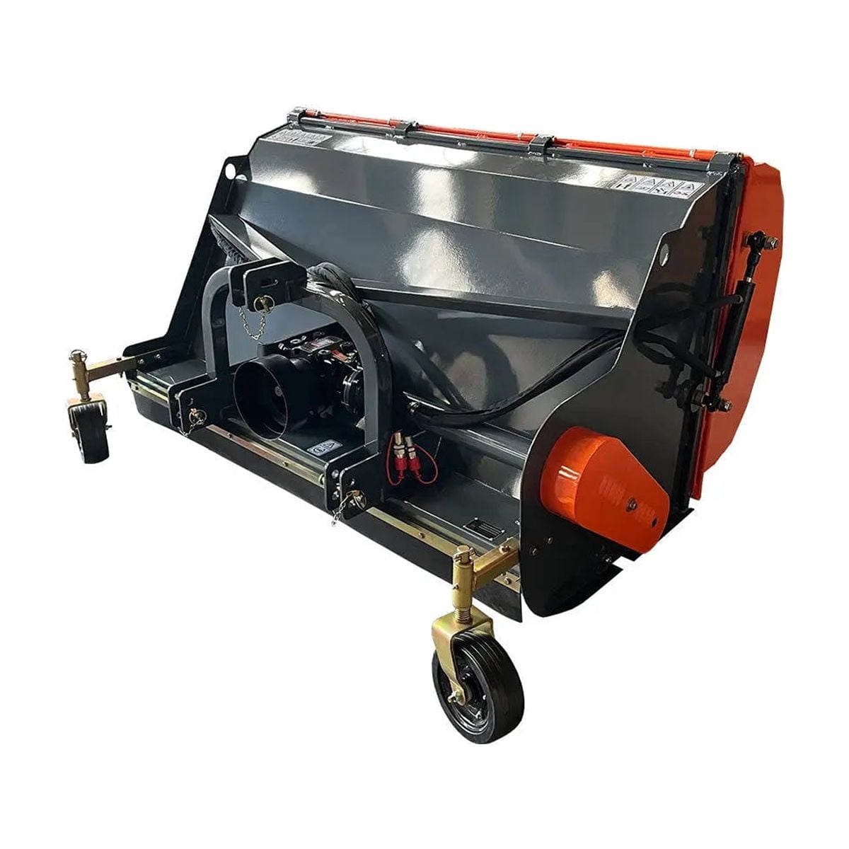TMG Industrial 3-in-1 Flail Collector, Cutting, Grass Collection, and Lawn Rolling, 61" Cutting Width, 28-50 HP Tractors, TMG-TFL60