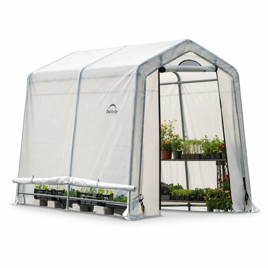 True Shelter GH68 6 x 8 Foot Portable Steel Frame & Polyethylene Greenhouse Kit