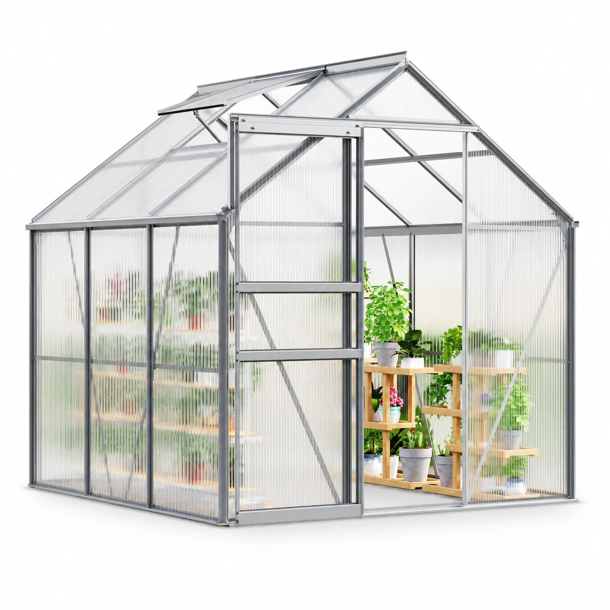 DSstyles Greenhouse Kit for Outdoors 67.32 in x 51.7 in x 76.8 in Shade House Greenhouses, Waterproof