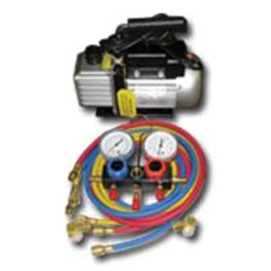 Vacuum Pump and Manifold Gauge Set
