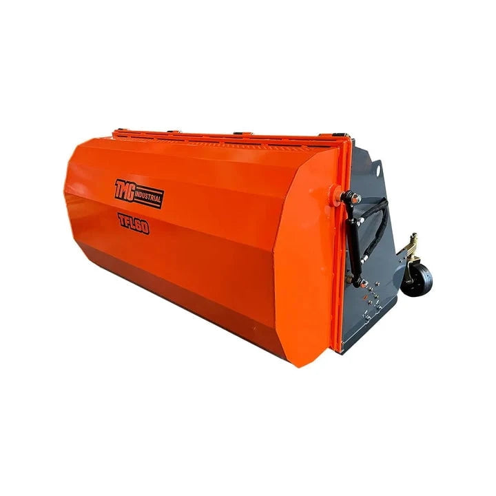 TMG Industrial 3-in-1 Flail Collector, Cutting, Grass Collection, and Lawn Rolling, 61" Cutting Width, 28-50 HP Tractors, TMG-TFL60