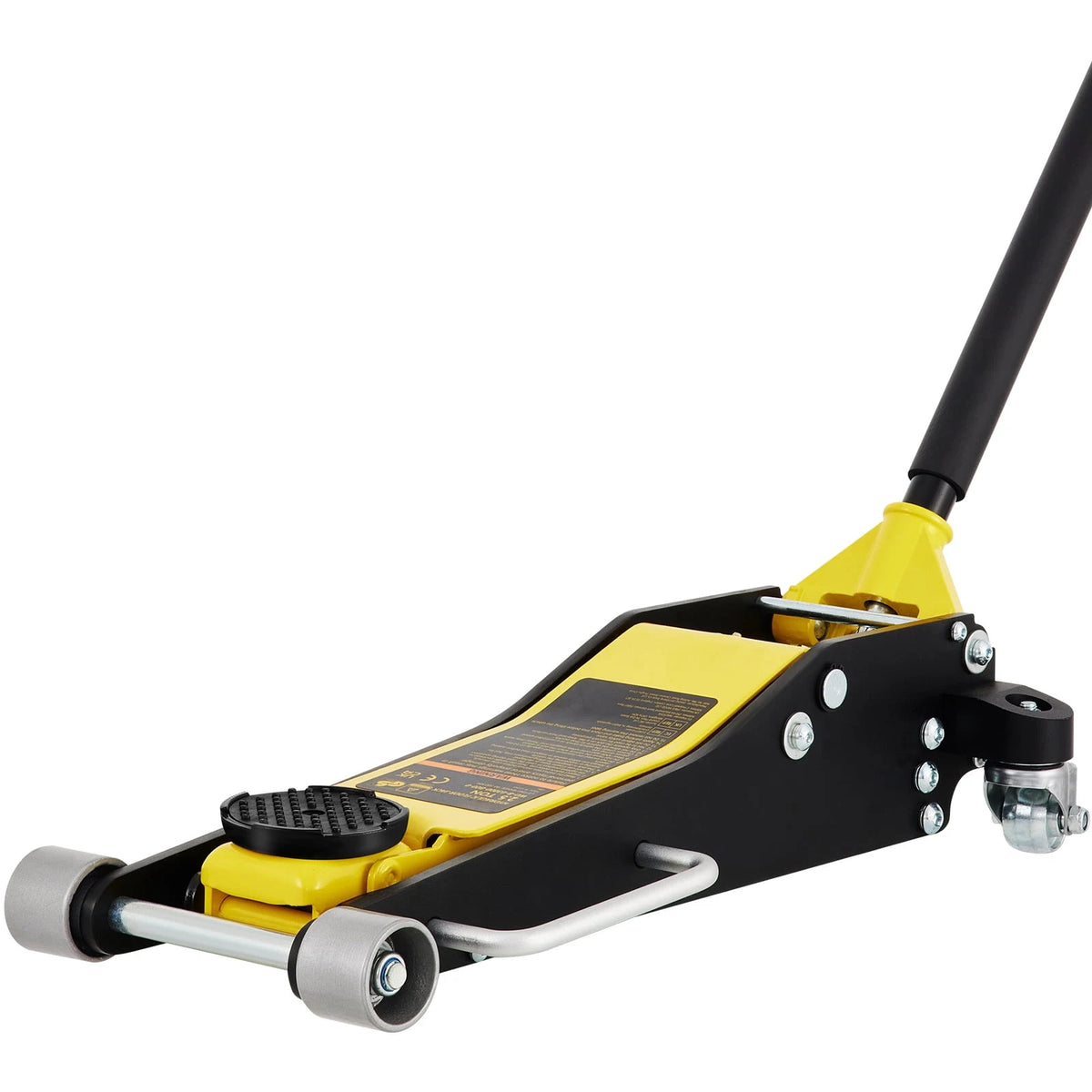 KFFKFF Ground Lift, 2.5 Ton Compact Ground Lift, Hybrid of Aluminum and Steel Competitive Ground Lift with Twin Pistons Rapid Elevation Pump, Ground Lift Elevation Span 3-3/4"-18-7/10"