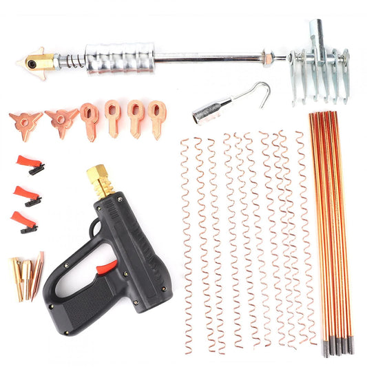 Dent Puller Dent Welder 86pcs Dent Puller Stud Welder Kit Auto Car Spot Repair Device Stud Welding Hammer Tool