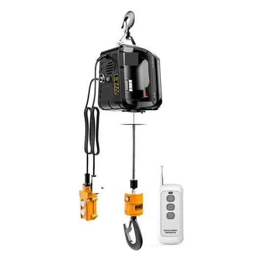 Electric Hoist,500Kg Portable Crane Electric Hoist For Cars, Home Improvement, Cargo Handling, Production Workshop Lifting ,Powerful Pulling Performance