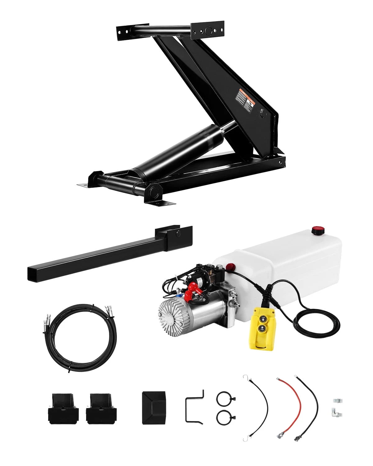 VEVOR Hydraulic Scissor Hoist Kit 10T Hydraulic Dump Lift Kit for Dump Trailers Trucks
