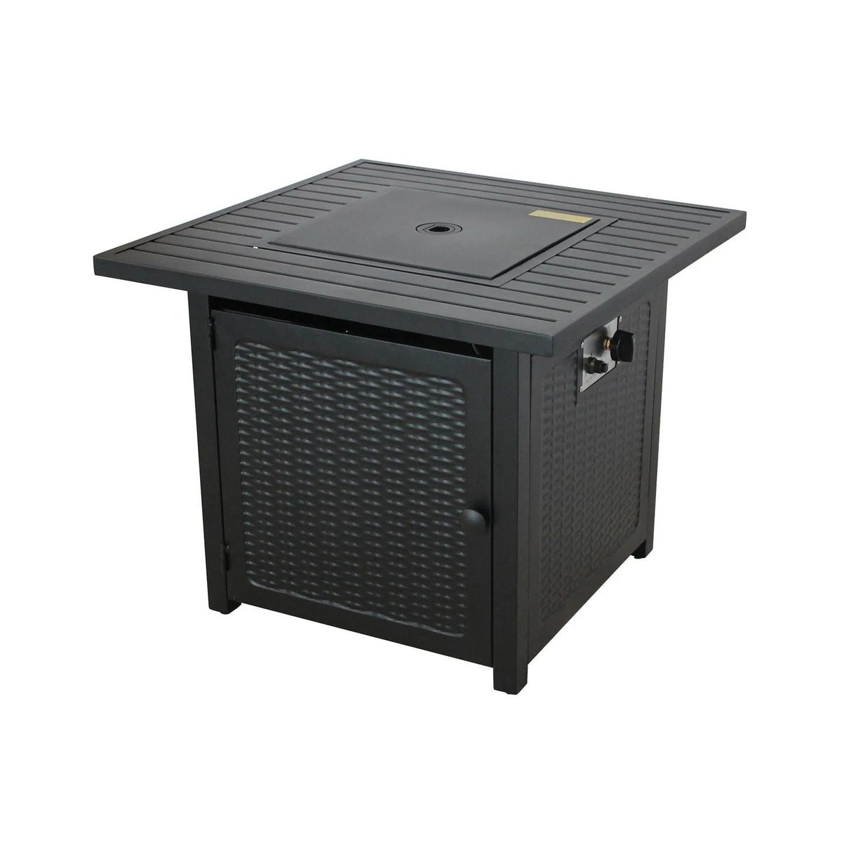 Hometrends Gas Fire pit with Slat Top